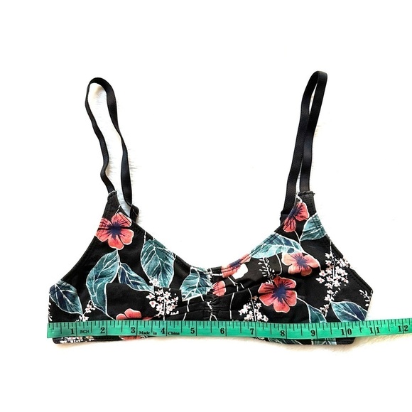 🔴 5 for $10 Out From Under Urban Outfitters Floral Black Cotton Bralette XS - Picture 4 of 7